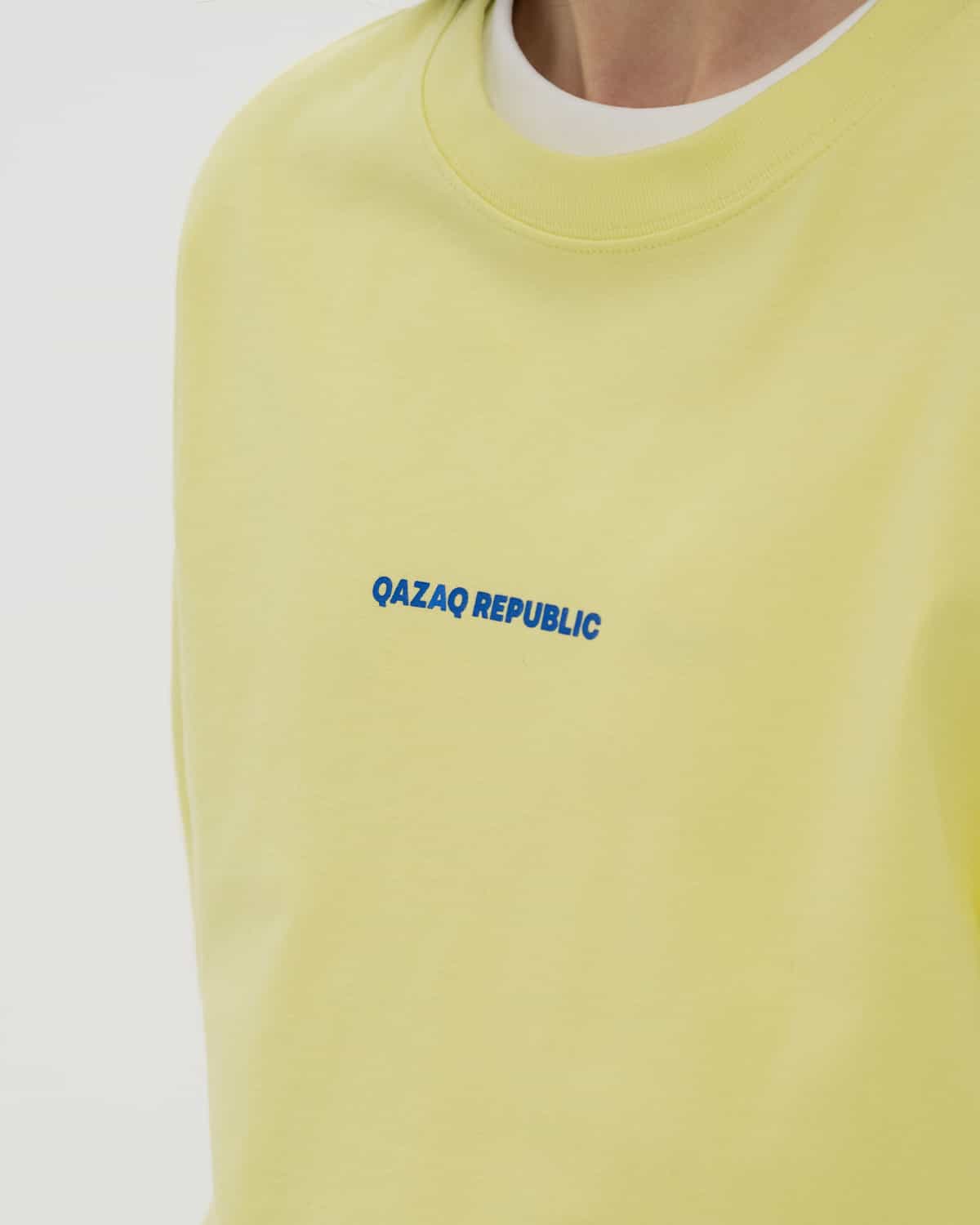 T-SHIRT QAZAQ REPUBLIC LIME