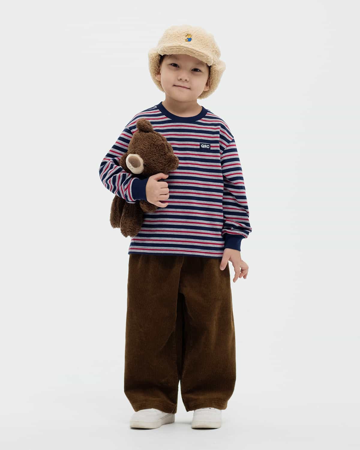 ДЕТСКАЯ УШАНКА BEAR БЕЖЕВАЯ