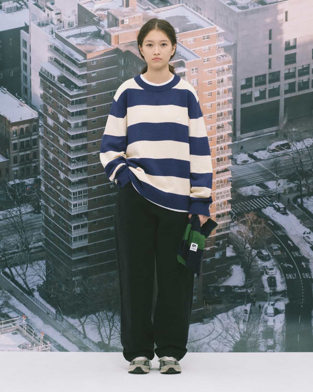 ЖЕМПІР STRIPED ҚОЮ САРҒЫШ КӨК