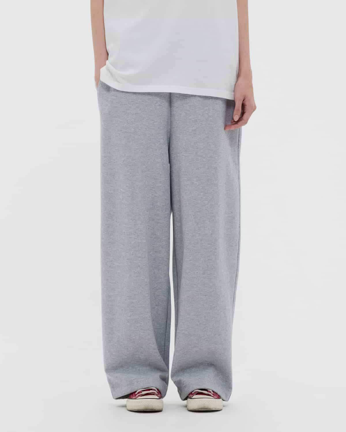 шалбар sweat basic сұр меланж