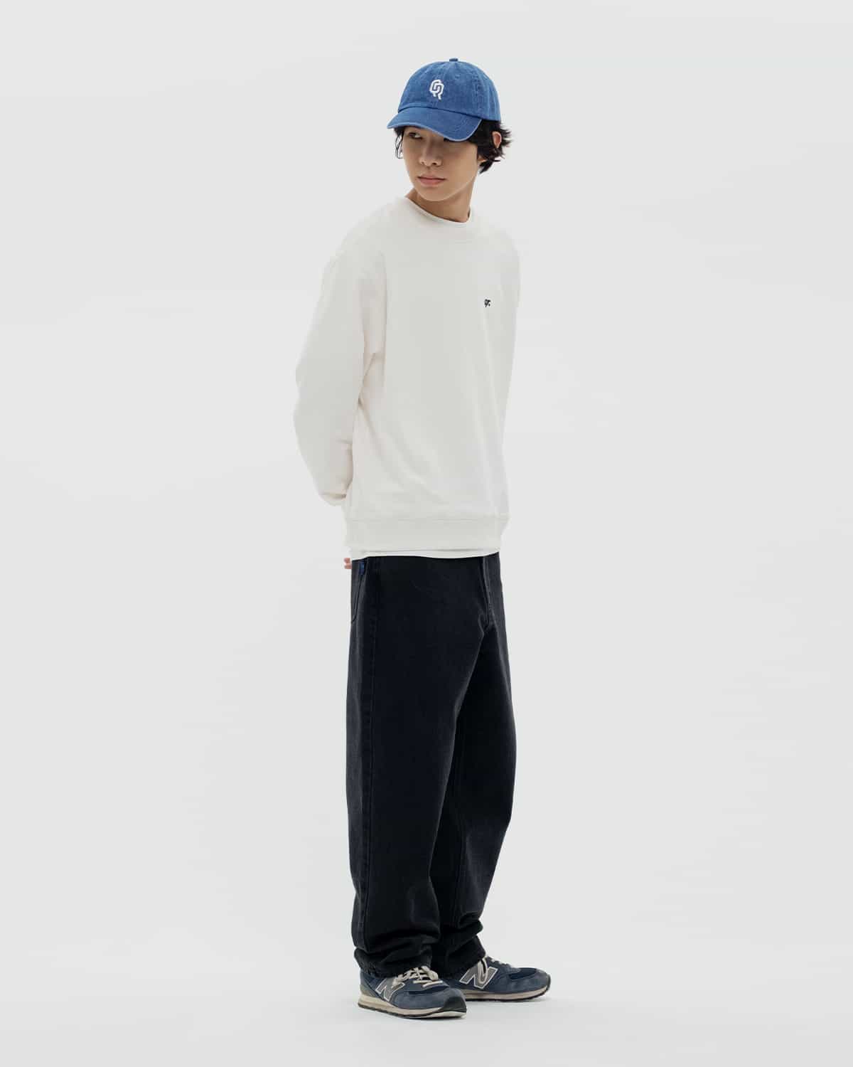 СВИТШОТ BASIC QRD БЕЛЫЙ