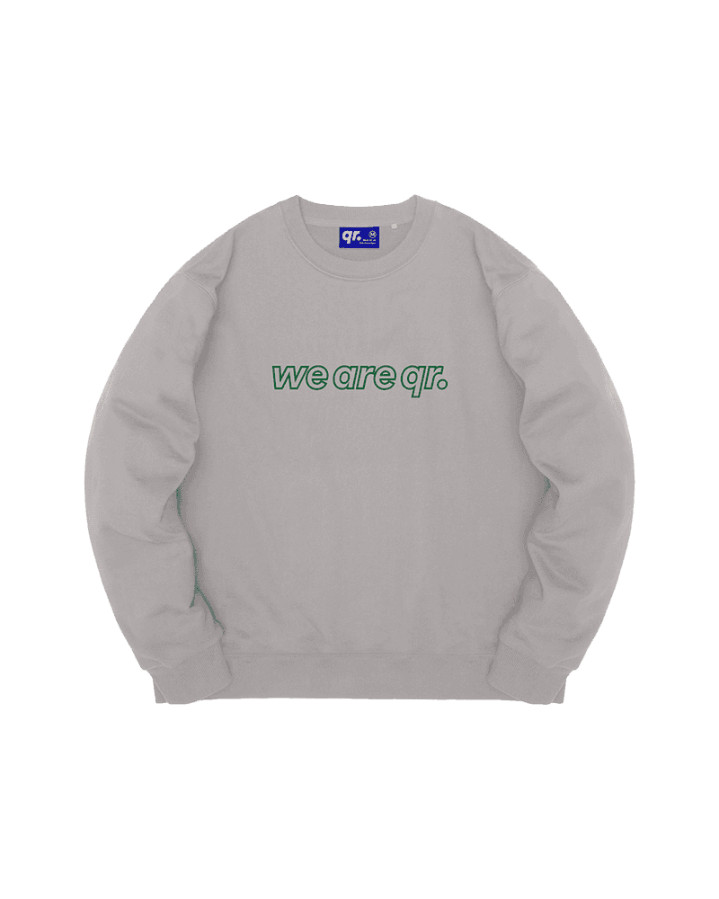 СВИТШОТ WRQ STROKE СВЕТЛО-СЕРЫЙ