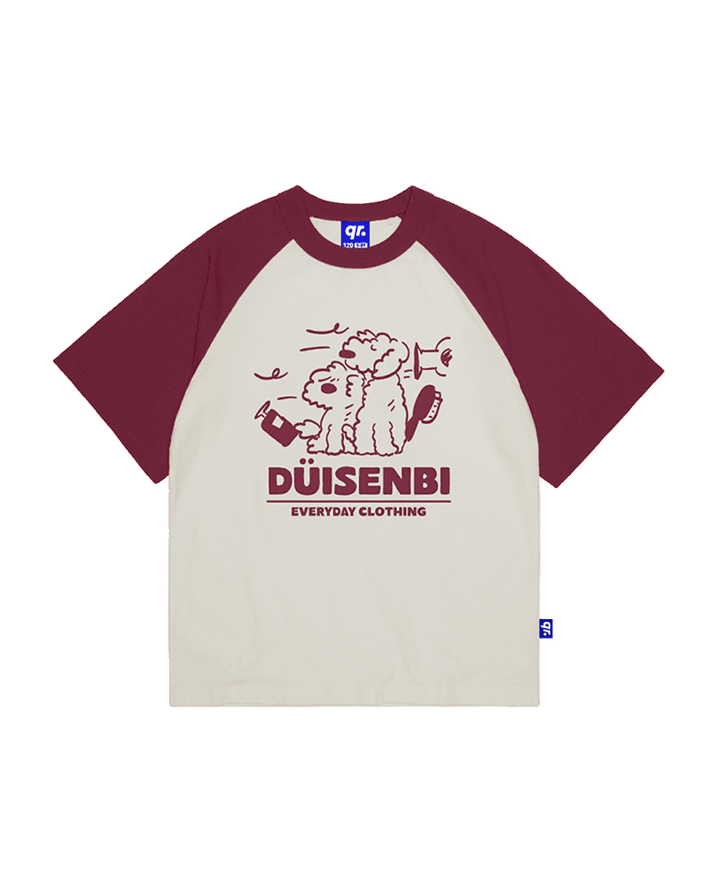 KIDS T-SHIRT DUISENBI BURGUNDY
