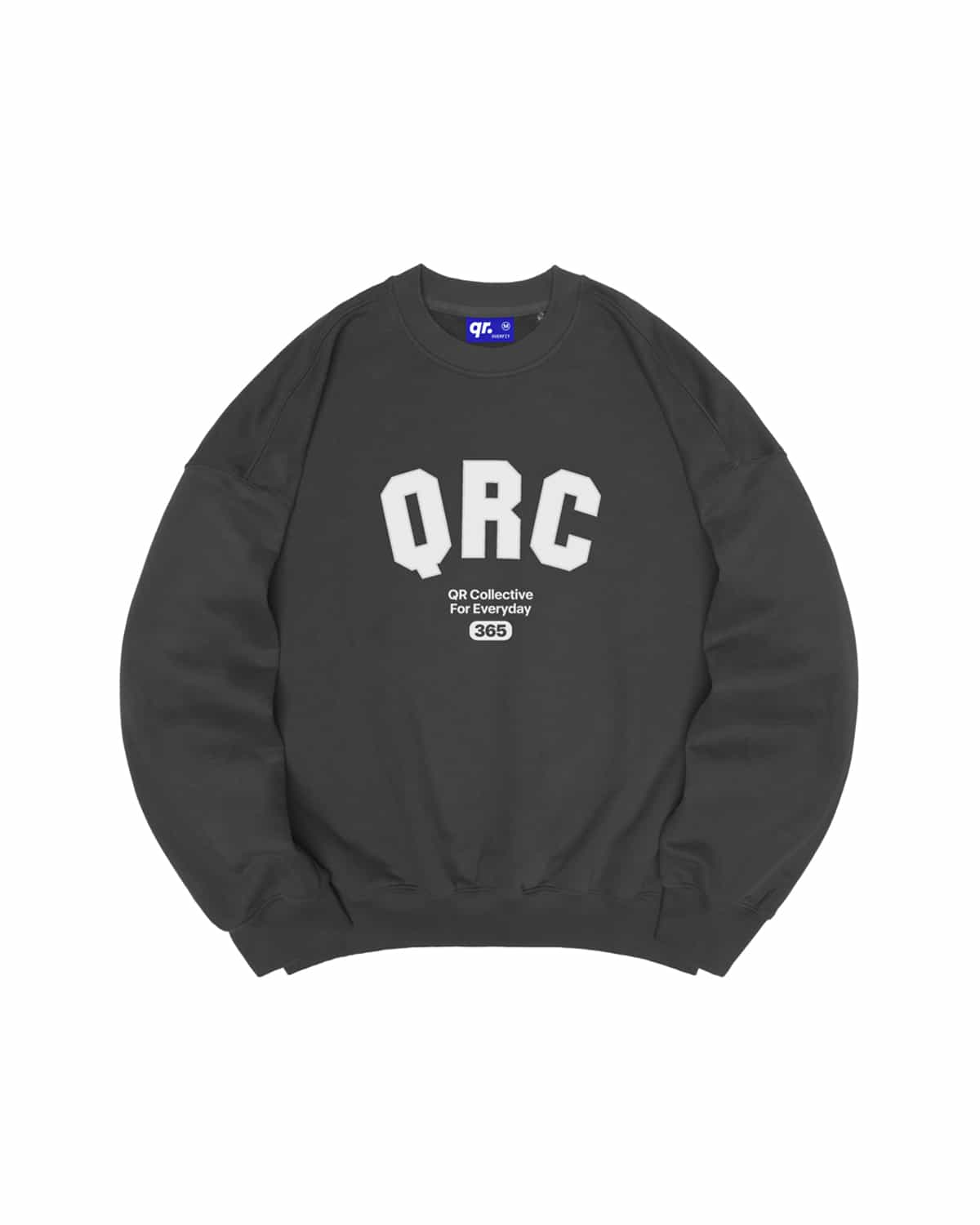 свитшот over qrc темно-серая 
