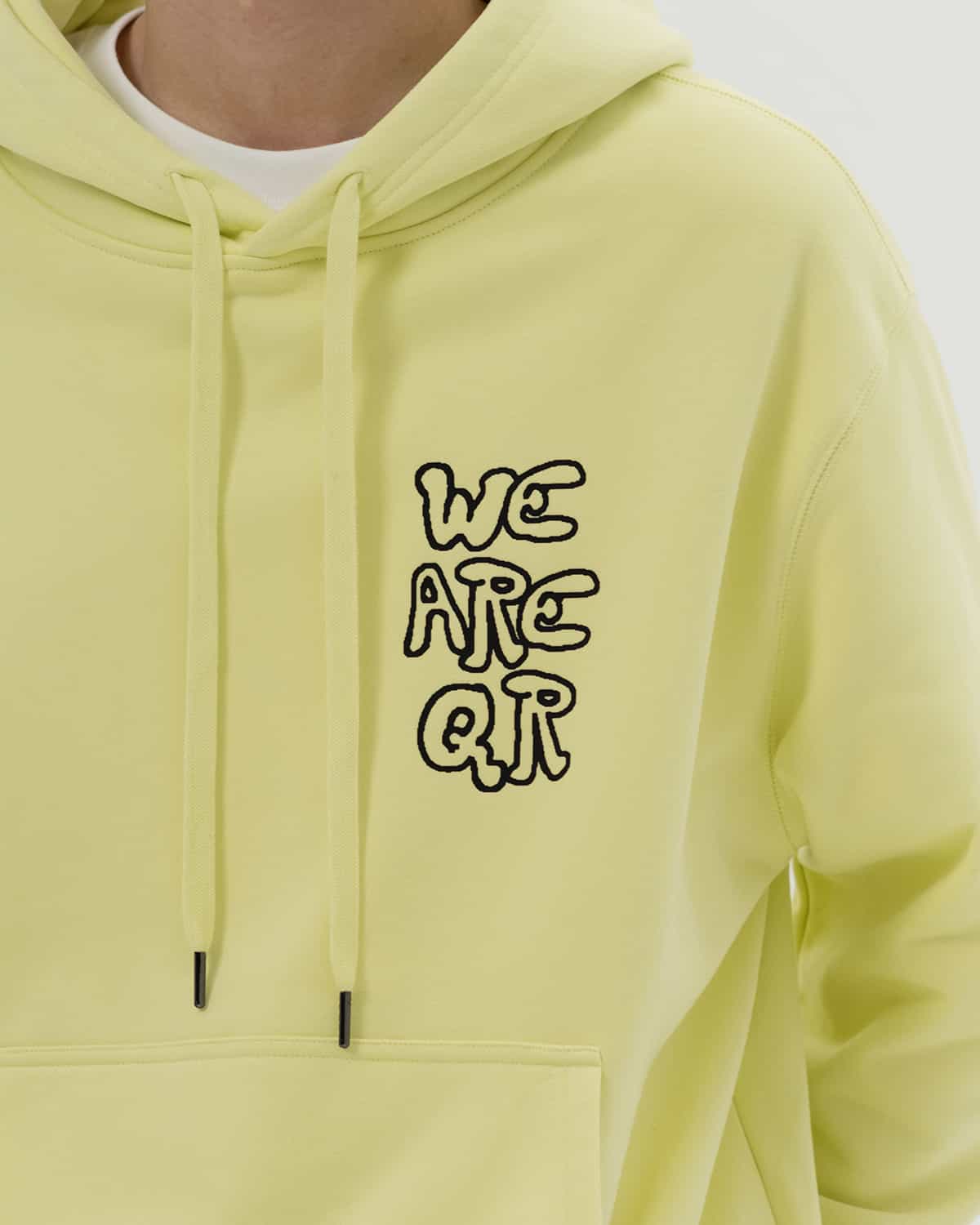 HOODIE WRQ GRAFFITI LIME