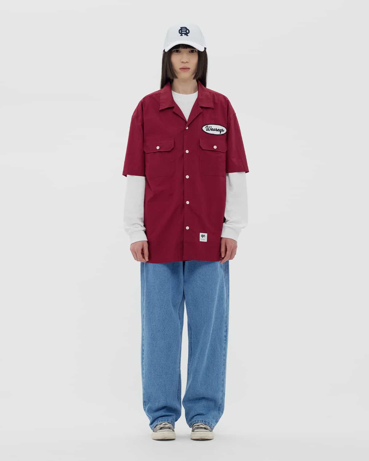 РУБАШКА WORKER БОРДОВАЯ