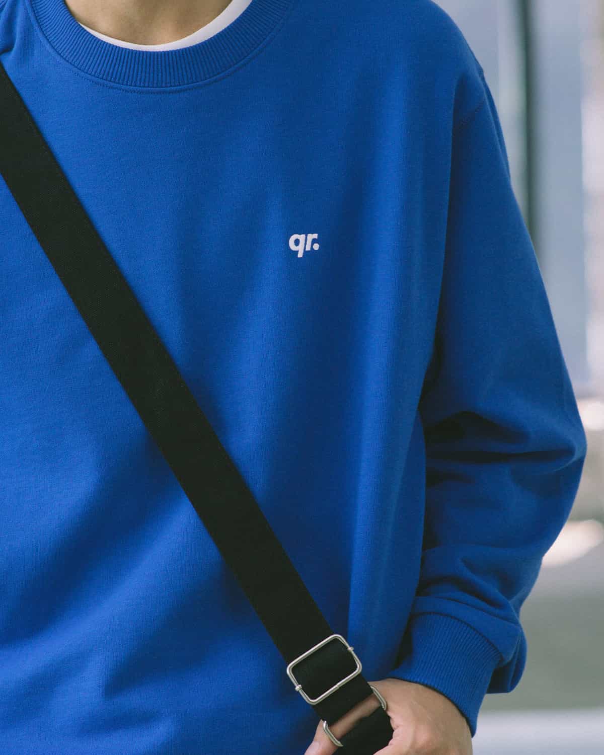 СВИТШОТ QR BASIC СИНИЙ