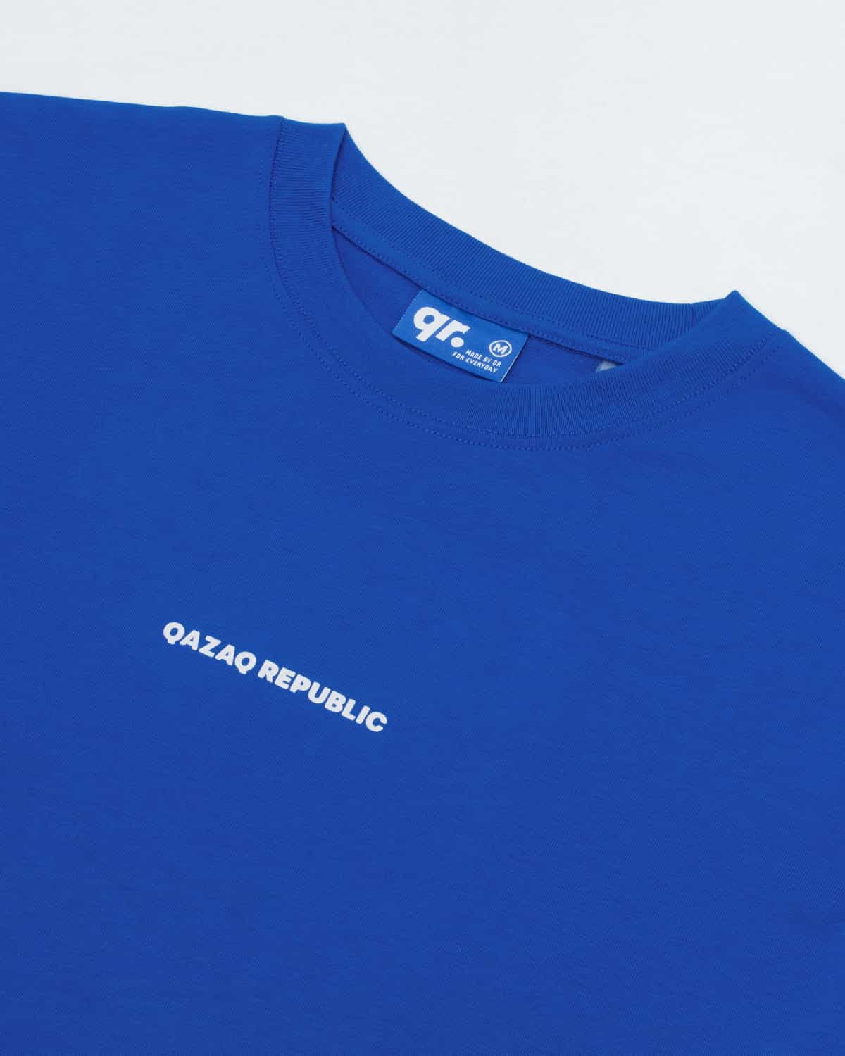 t-shirt qazaq republic BLUE