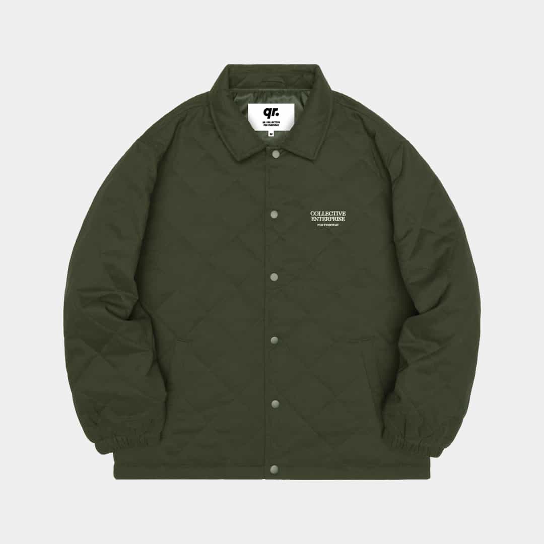 jacket quilted khaki