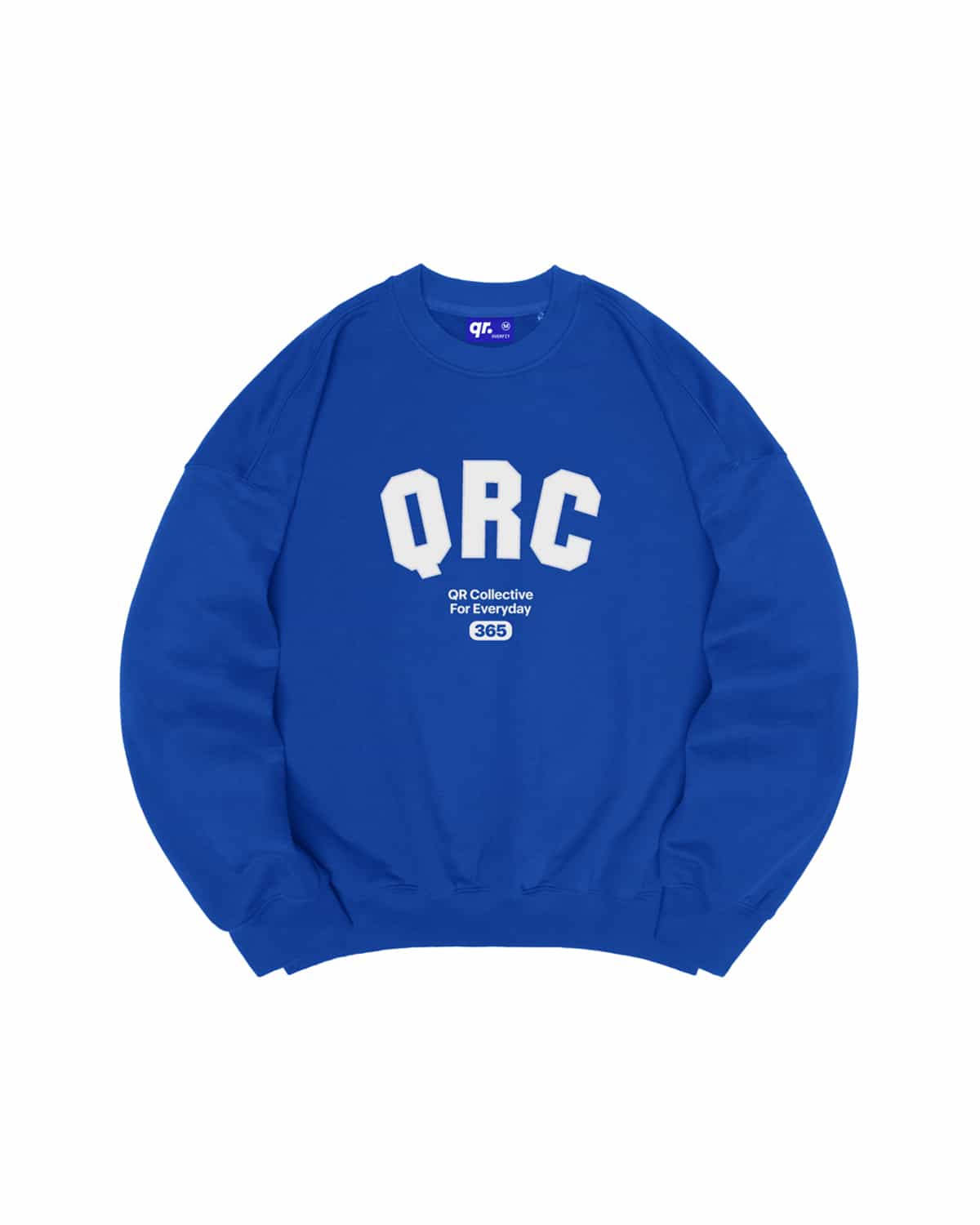 свитшот over qrc синий 
