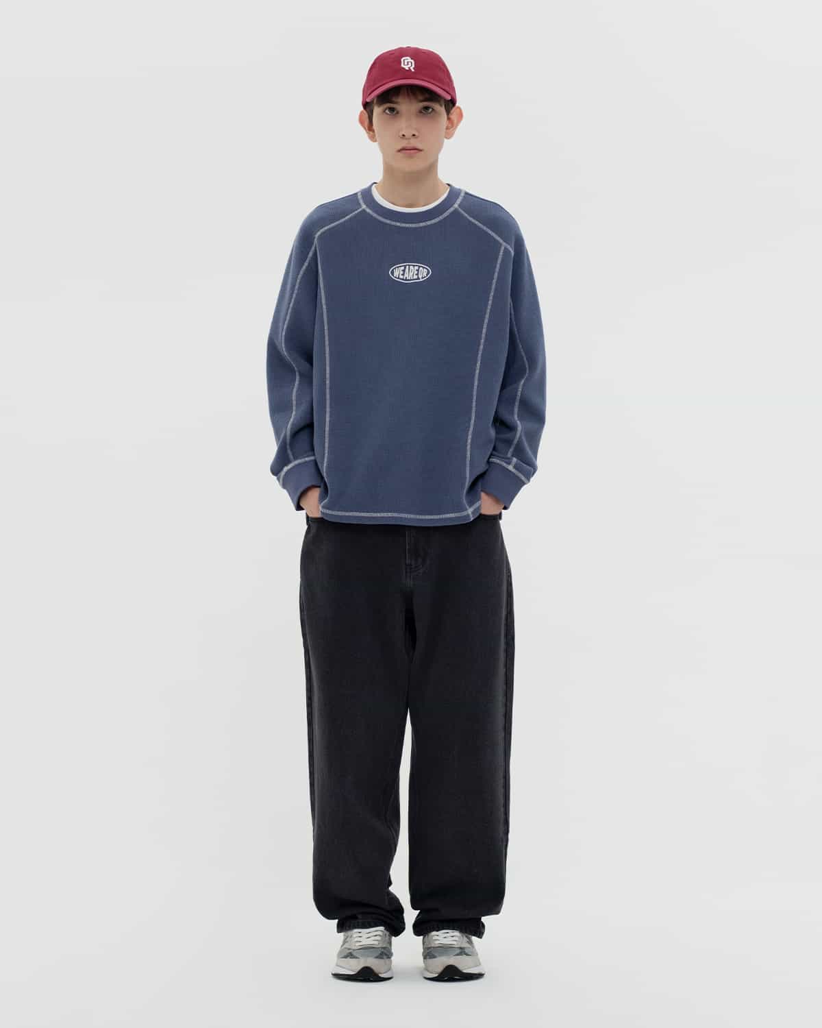 свитер waffle wrq classic blue
