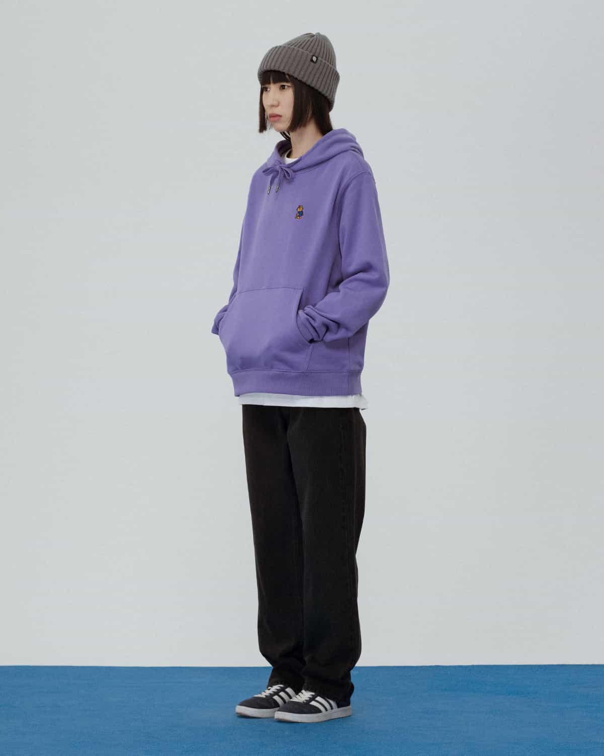 HOODIE BEAR Purple