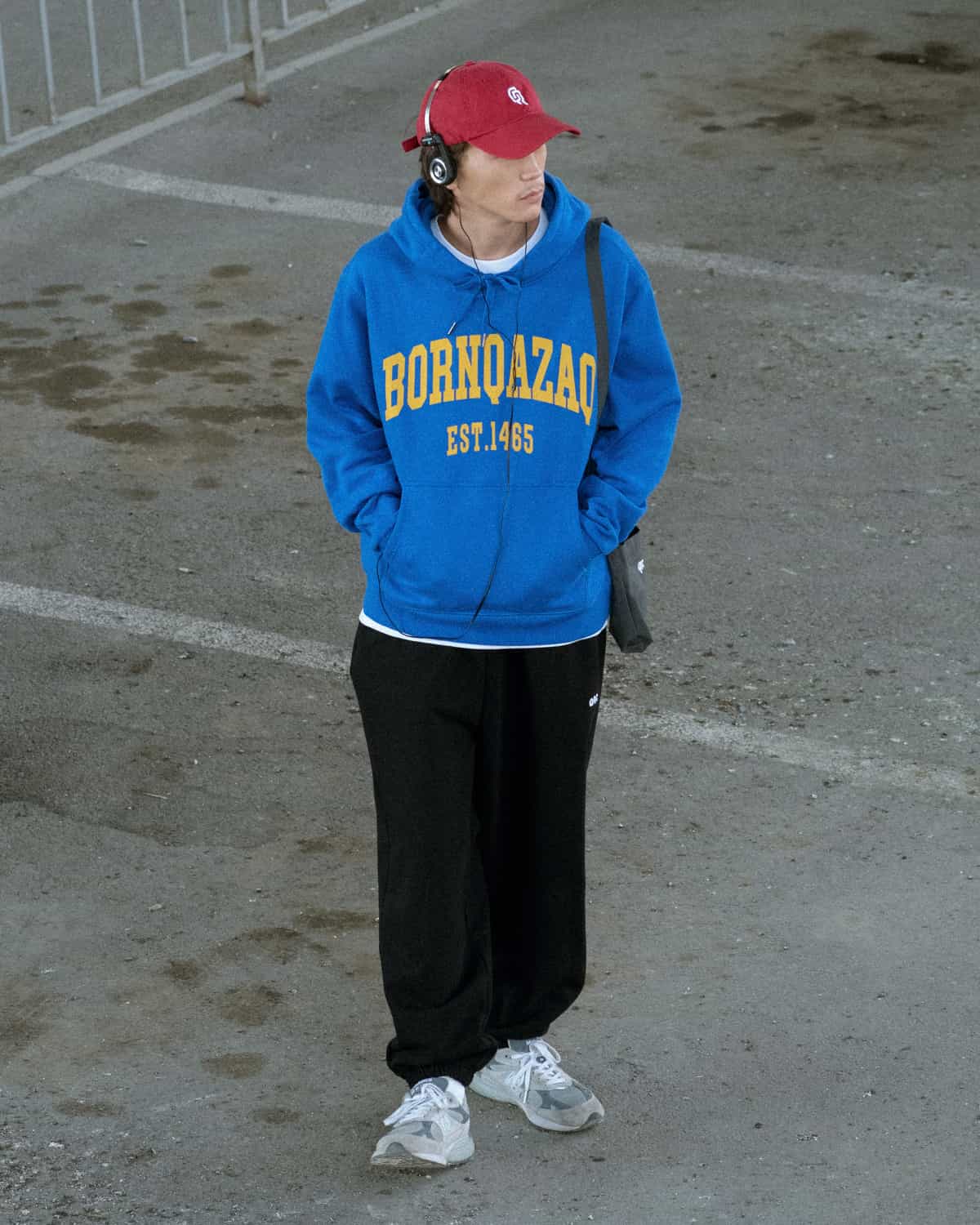 HOODIE BORN QAZAQ BLUE