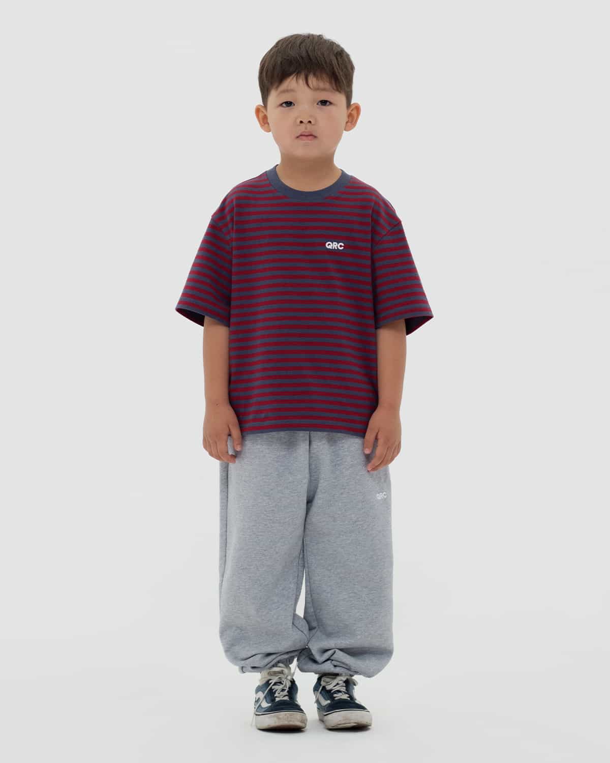 ФУТБОЛКА БАЛА STRIPED ҚОЮ КӨК-ҚОЮ ҚЫЗЫЛ