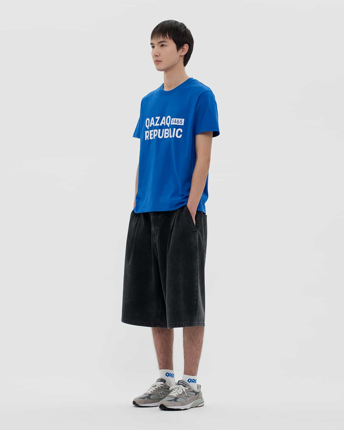 T-SHIRT REGULAR QREP1465 BLUE