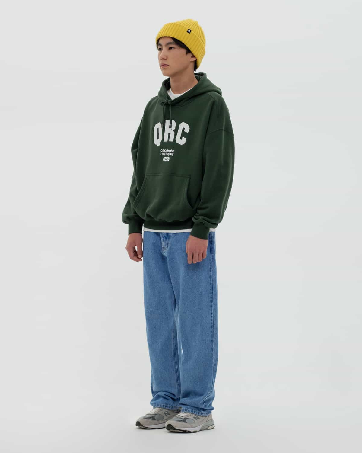 бүржейде overfit basic qrc қою жасыл 