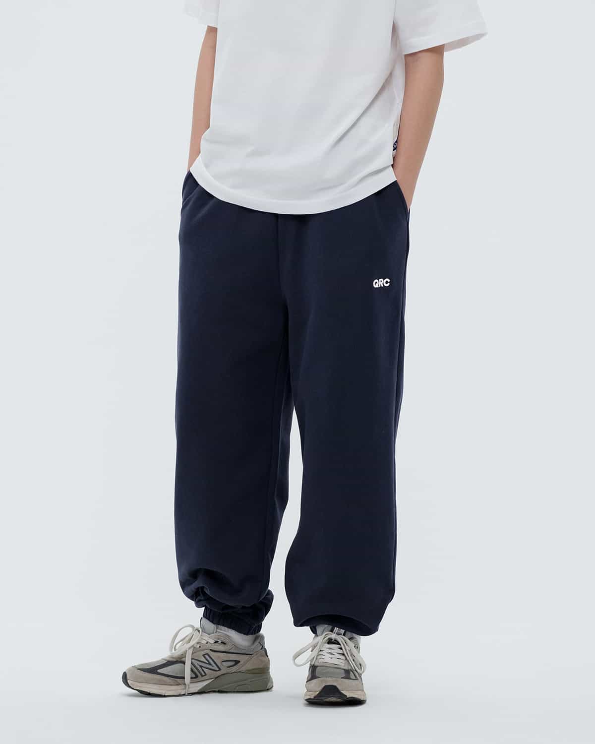 брюки jogger basic qrc темно-синие 