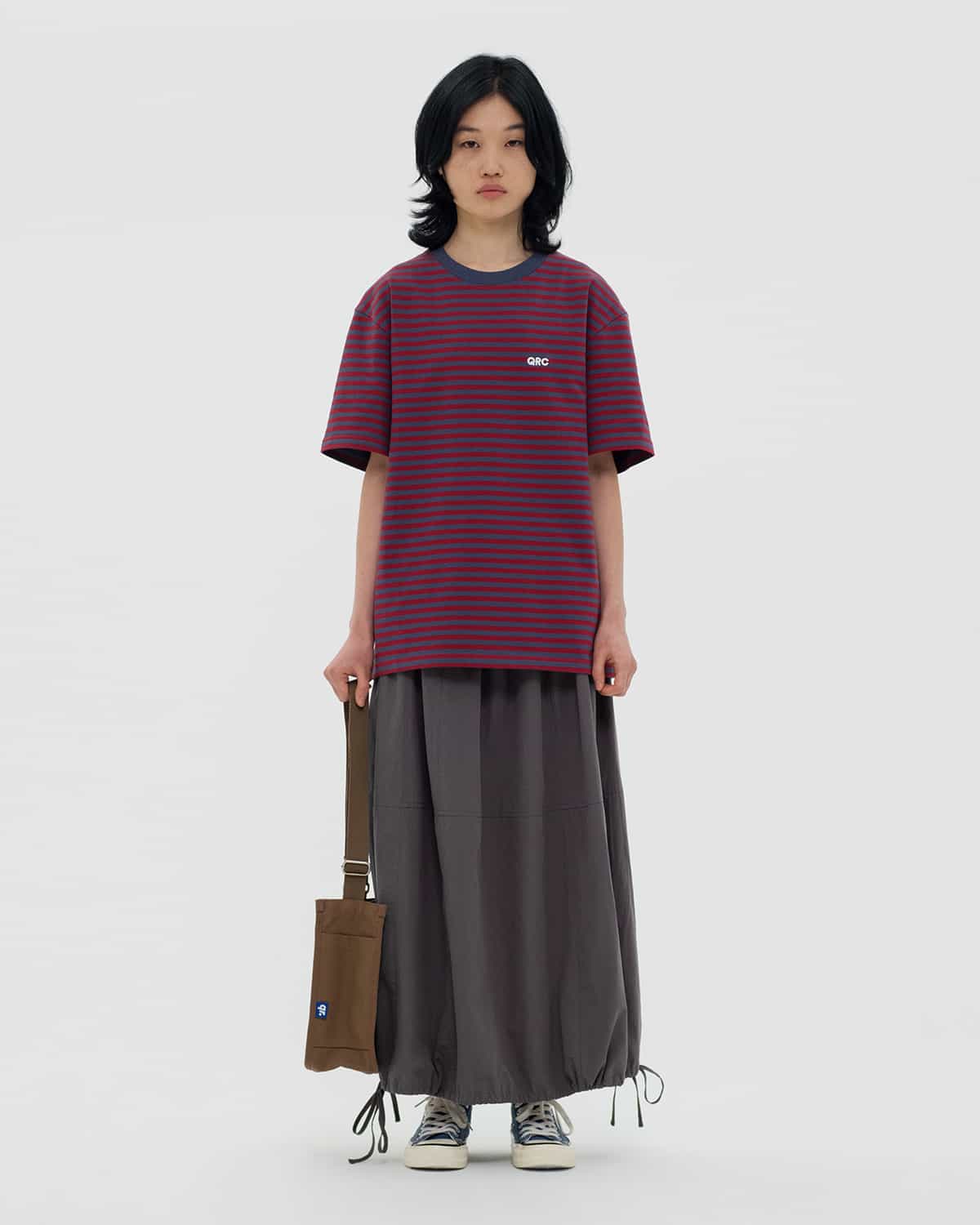 ФУТБОЛКА STRIPED ҚОЮ КӨК-ҚОЮ ҚЫЗЫЛ