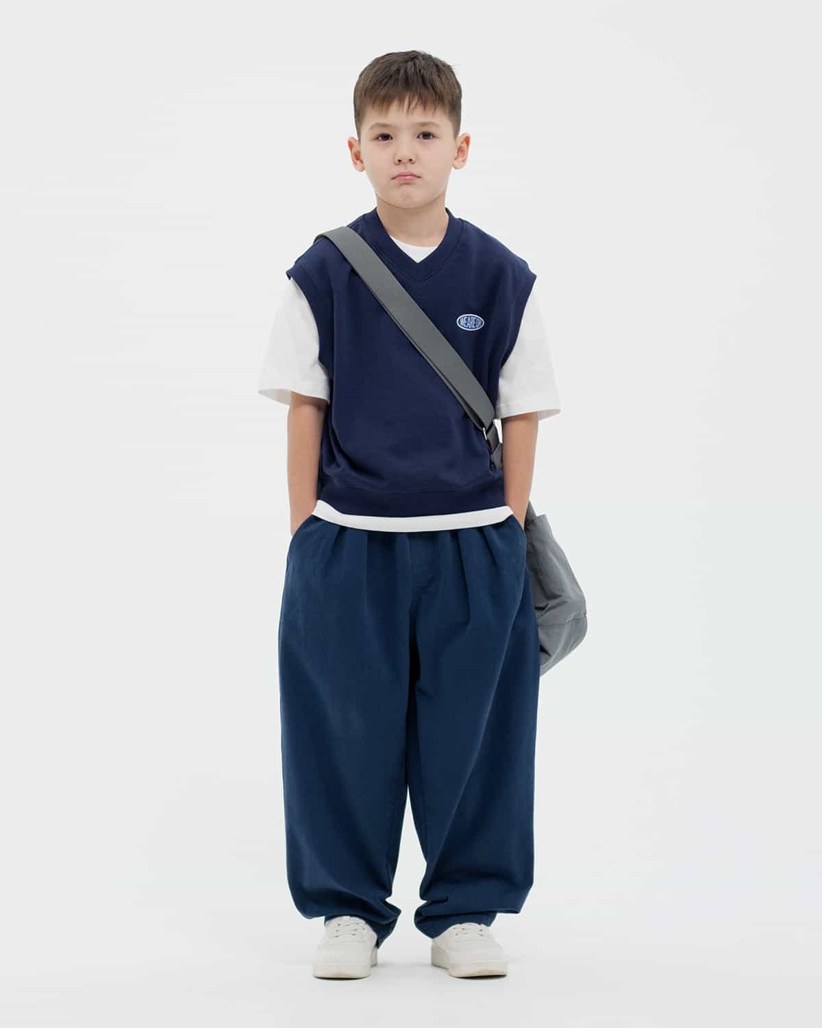 ДЕТСКАЯ ЖИЛЕТКА TERRY ТЕМНО-СИНЯЯ