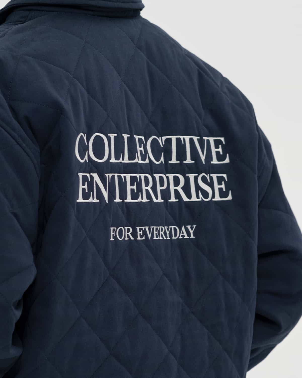 jacket quilted dark blue