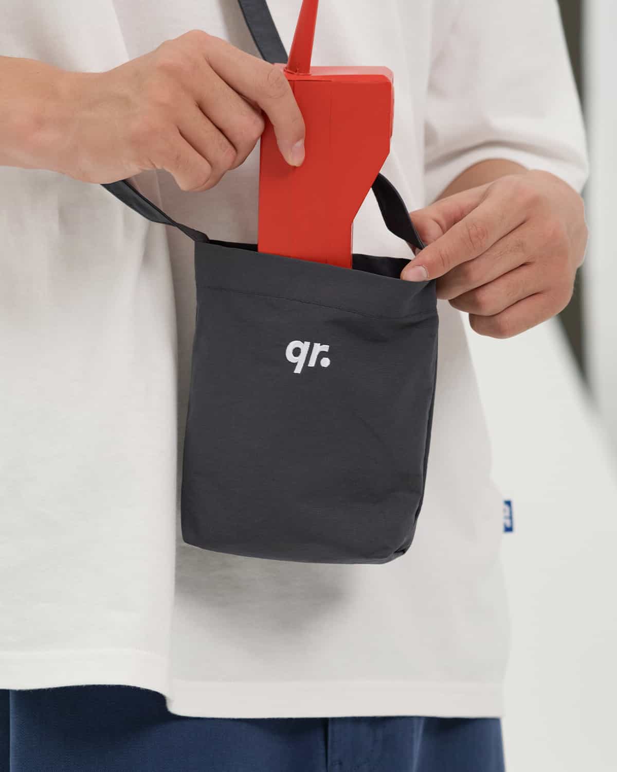 СУМКА P-BAG ТЕМНО-СЕРАЯ