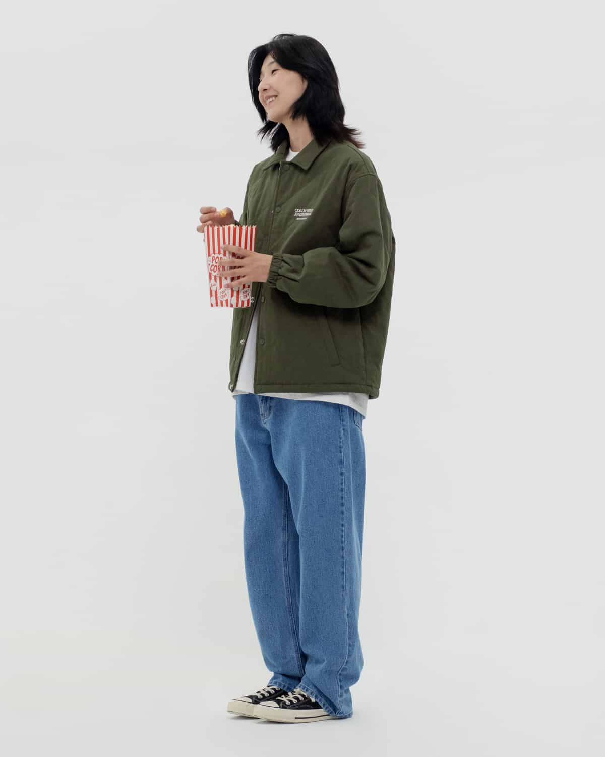 jacket quilted khaki