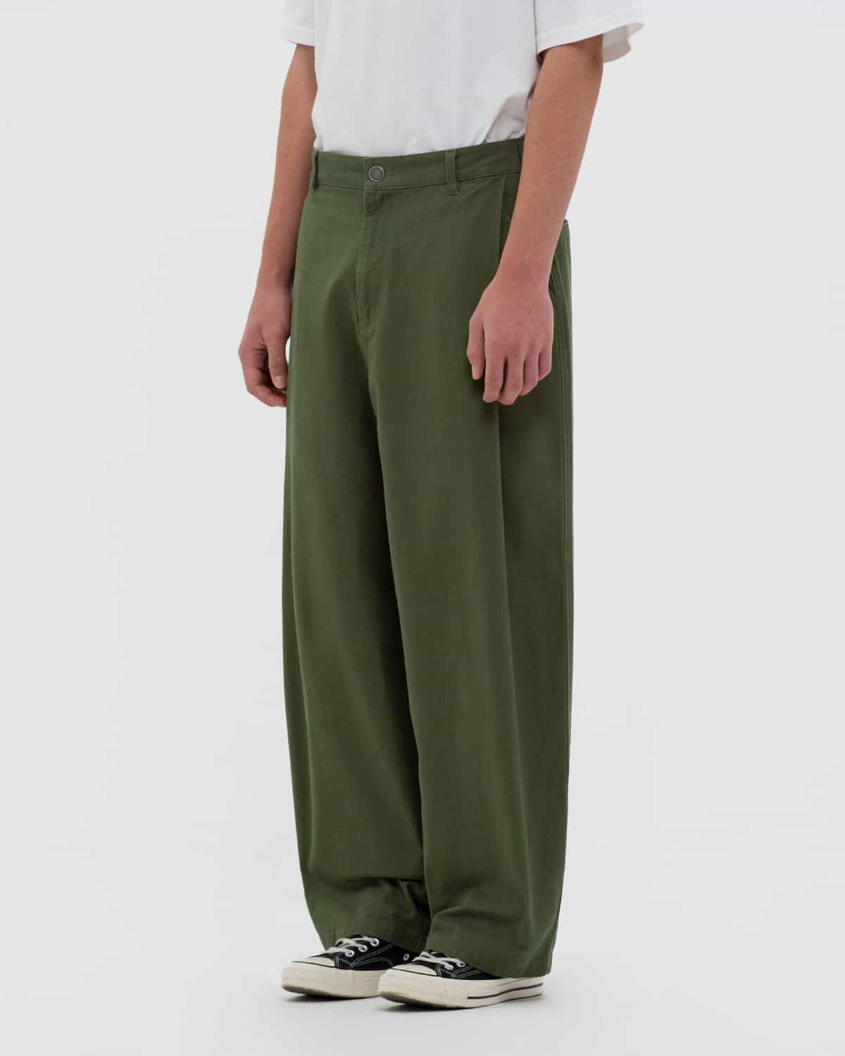 pants wide khaki