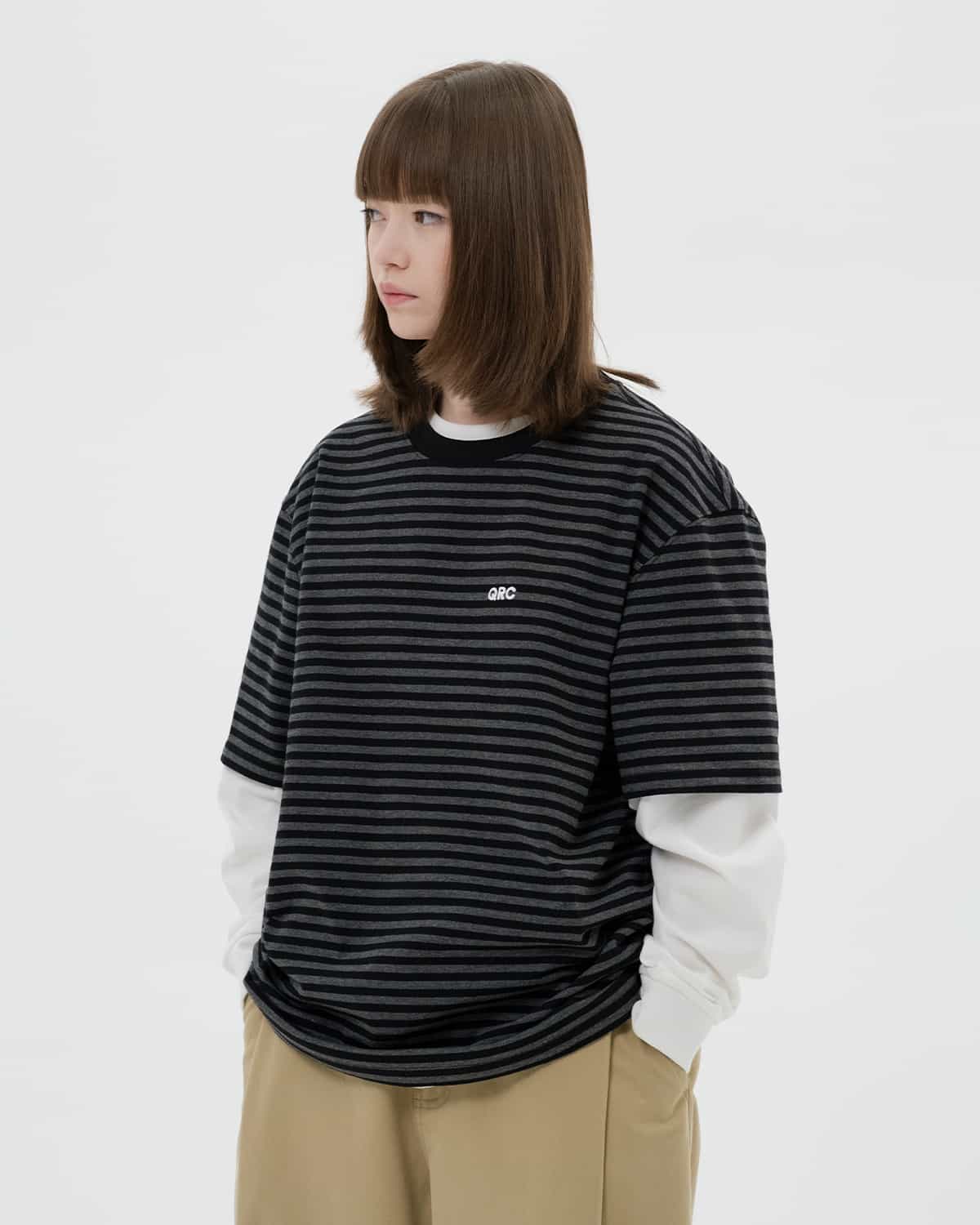 ФУТБОЛКА STRIPED ҚАРА-СҰР