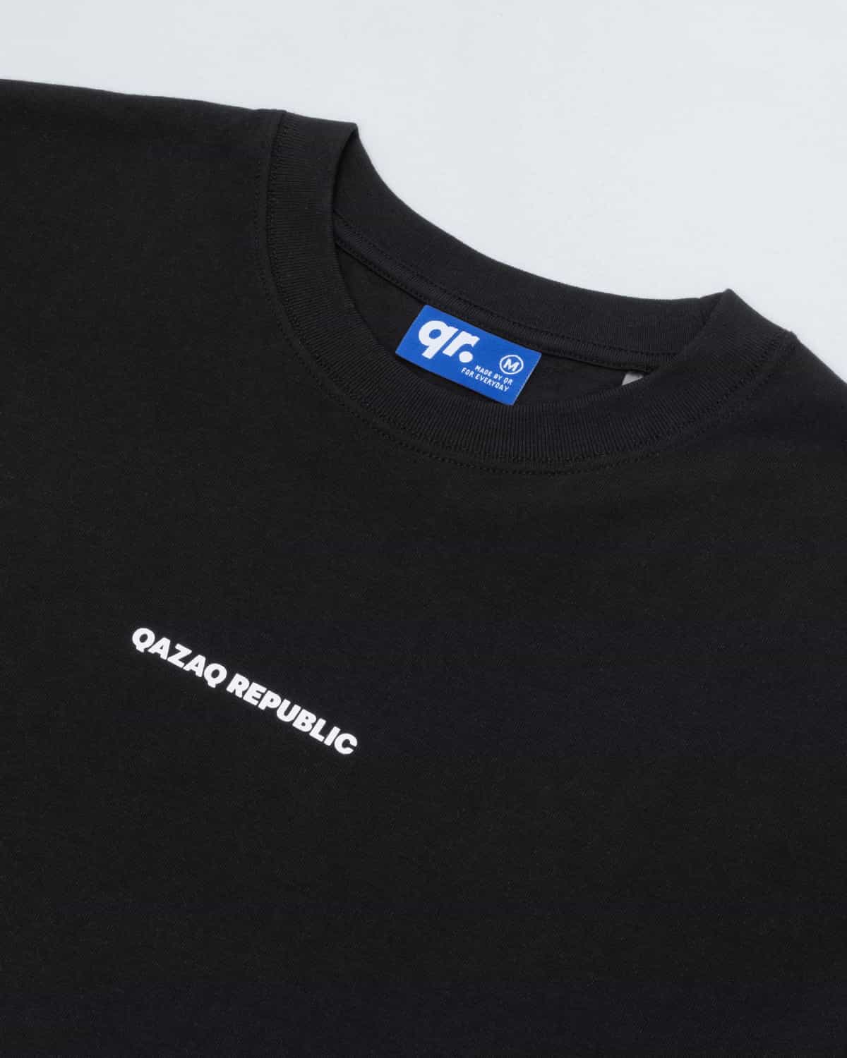 T-SHIRT QAZAQ REPUBLIC BLACK