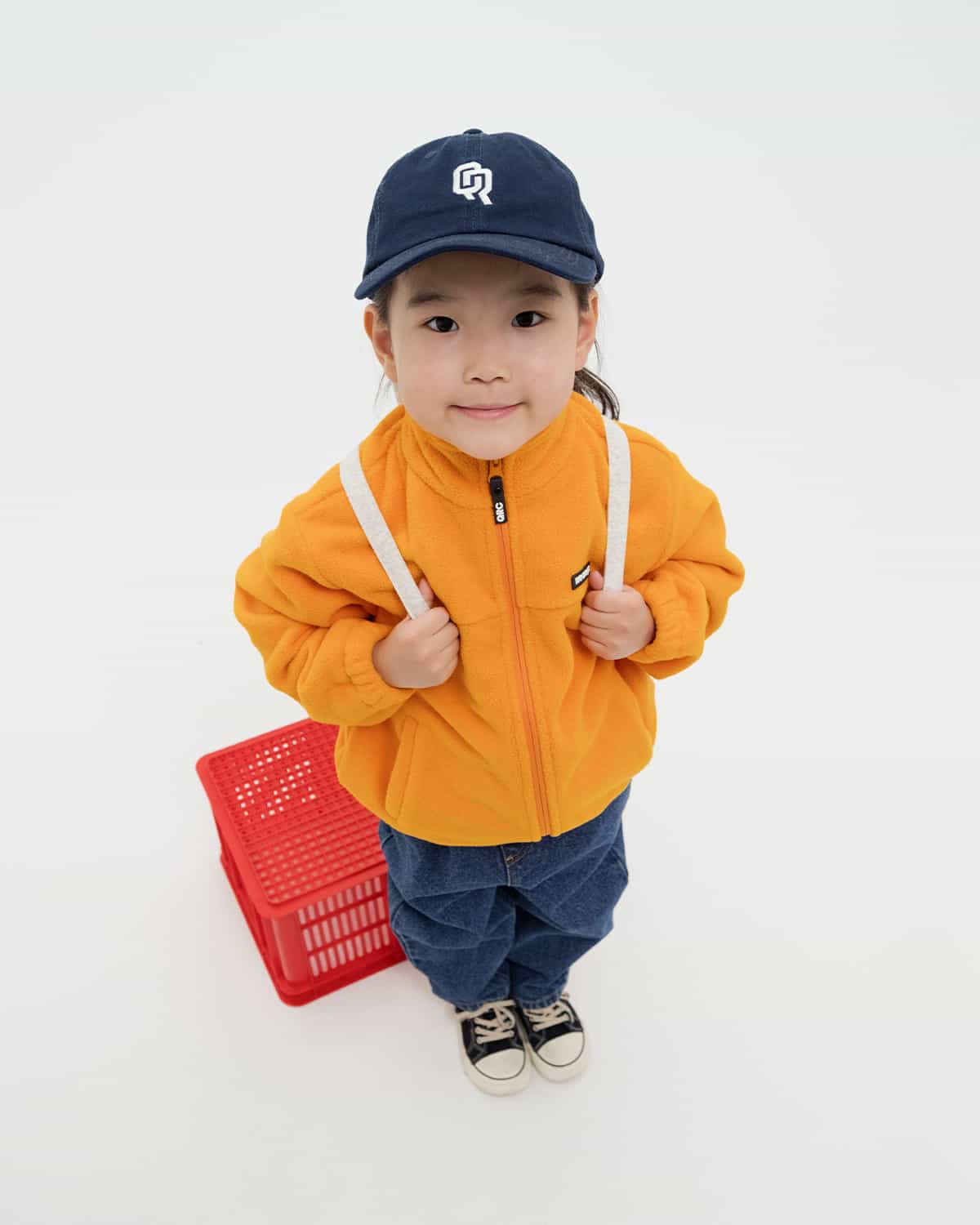 ДЕТСКАЯ ФЛИСОВАЯ КУРТКА ОРАНЖЕВАЯ