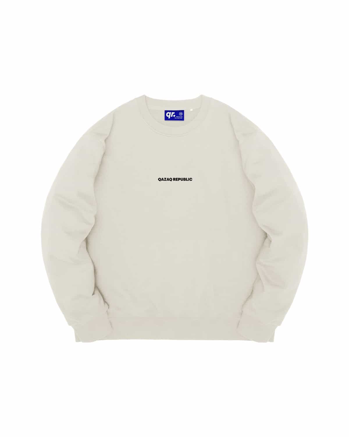 СВИТШОТ qazaq republic БЕЛЫЙ