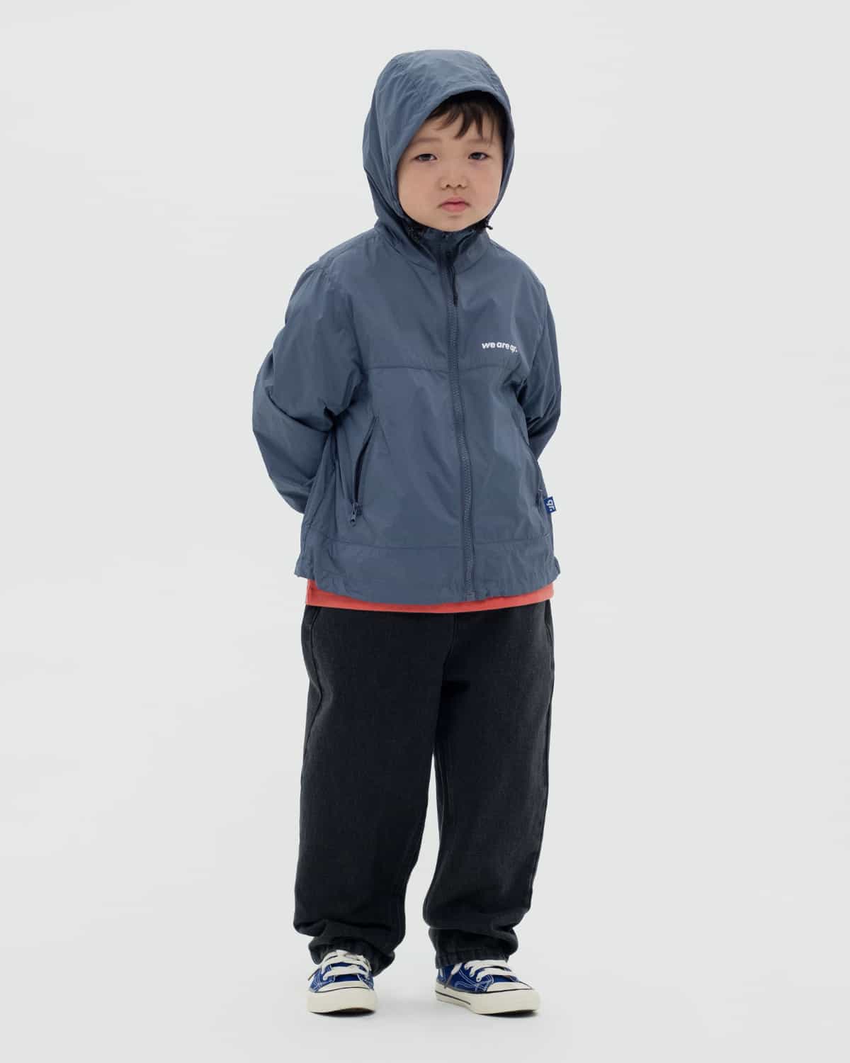 KIDS JACKET RAINCOAT DARK BLUE
