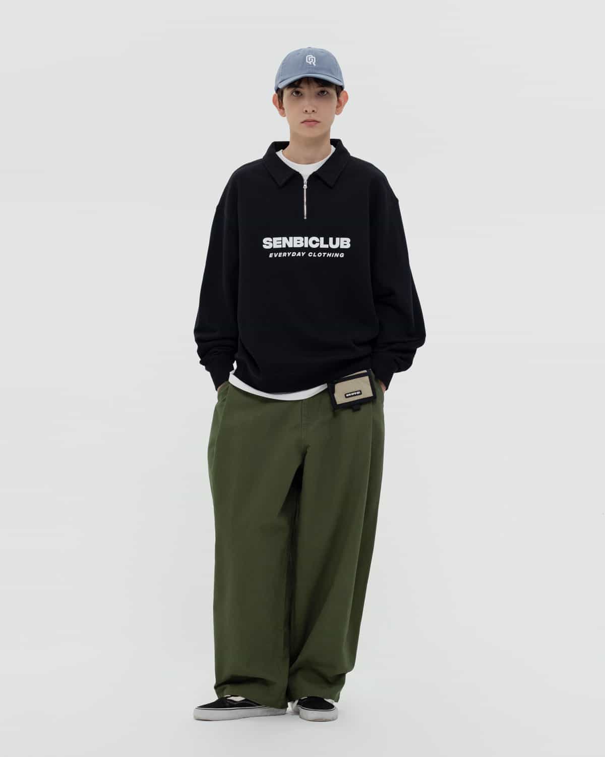 sweatshirt polo senbiclub black