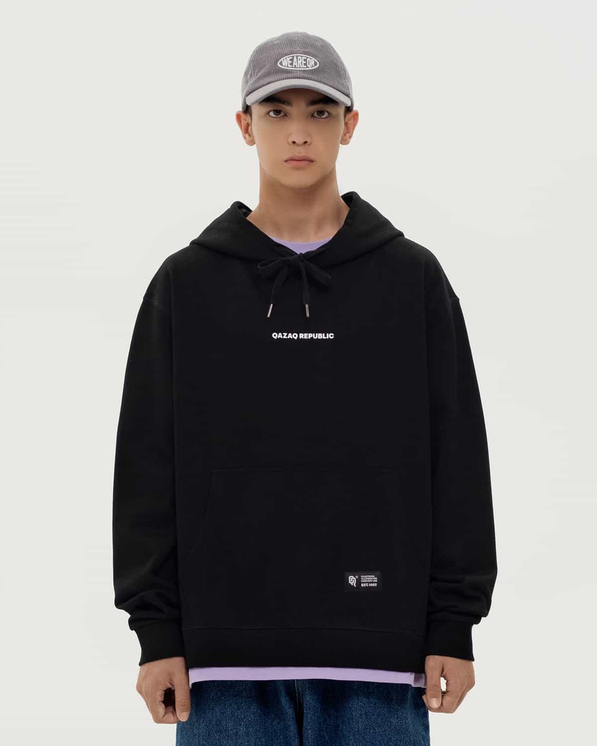 ХУДИ QAZAQ REPUBLIC ЧЁРНЫЙ