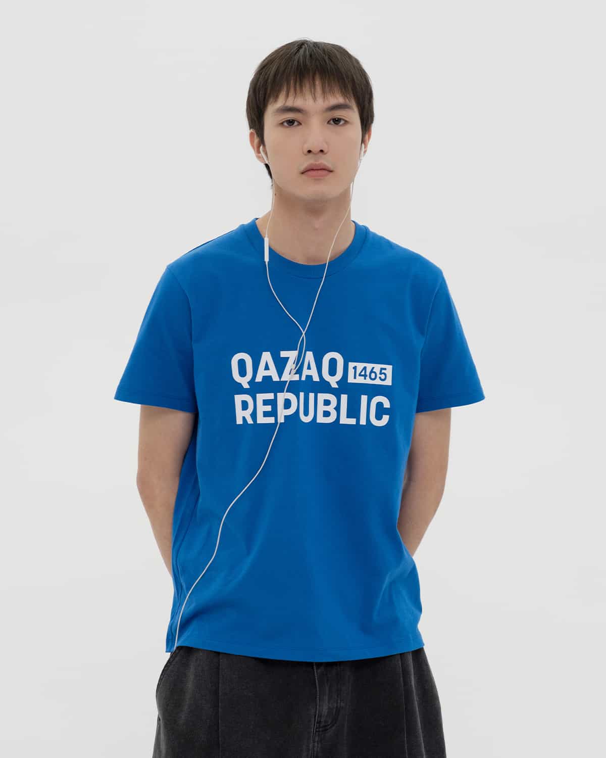 ФУТБОЛКА REGULAR QREP1465 СИНЯЯ