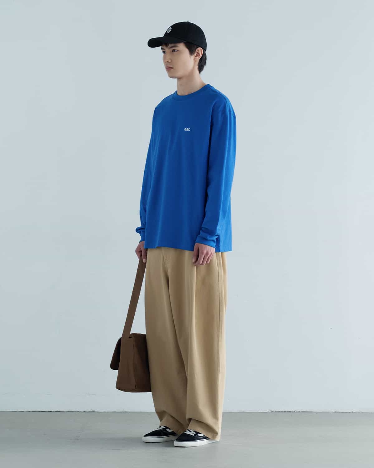 LS ФУТБОЛКА BASIC QRC EMB СИНЯЯ