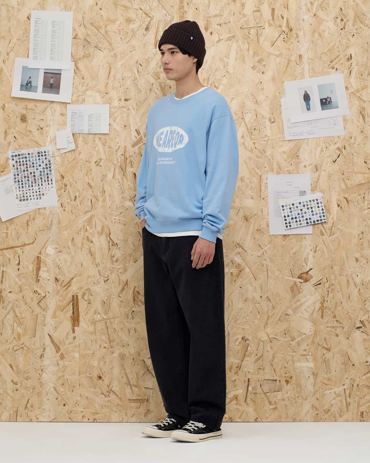 свитшот wrq  sky blue