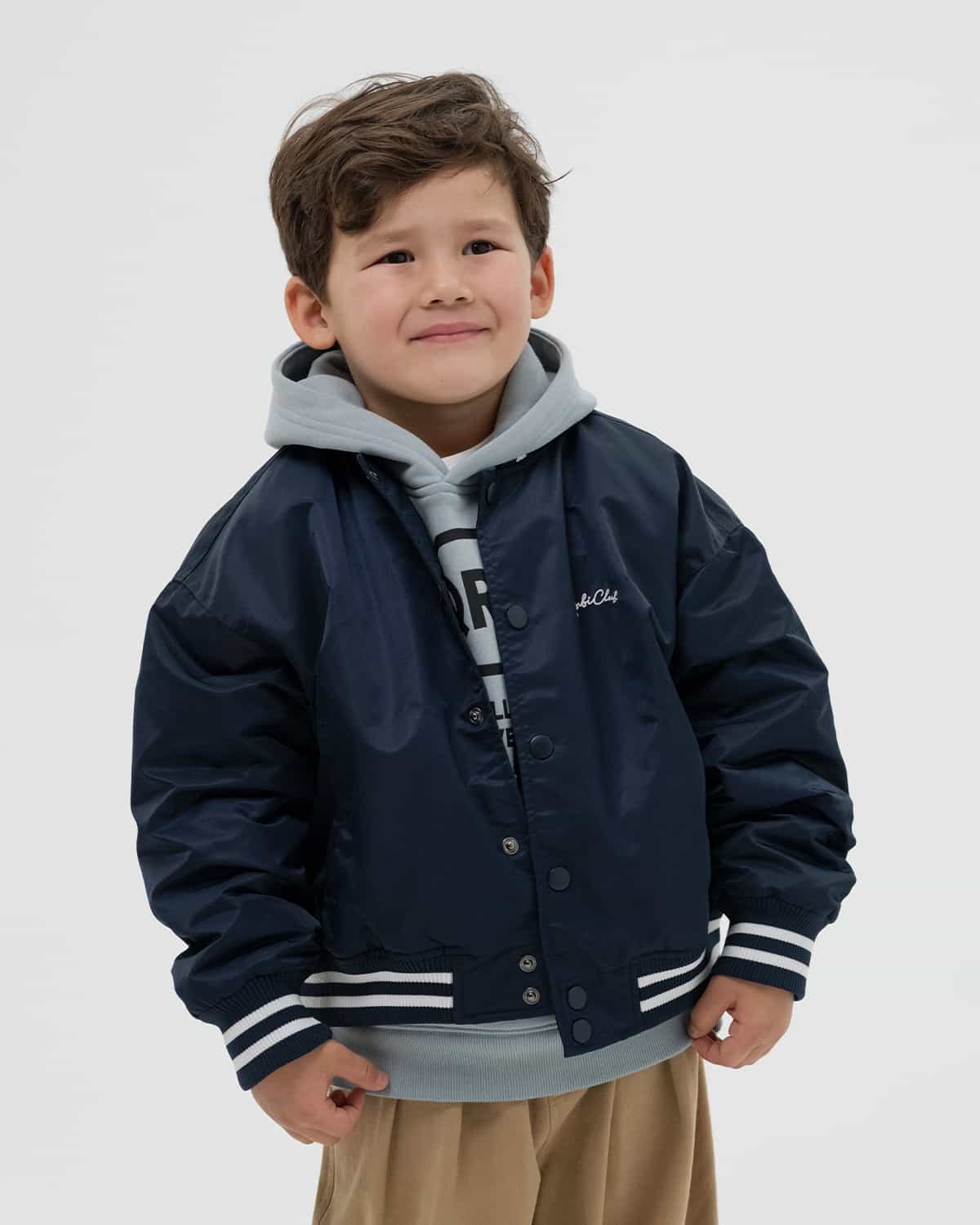 ДЕТСКИЙ БОМБЕР OVERFIT ТЕМНО-СИНИЙ