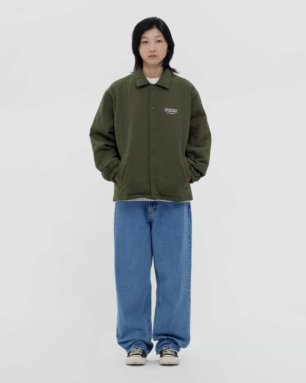 jacket quilted khaki