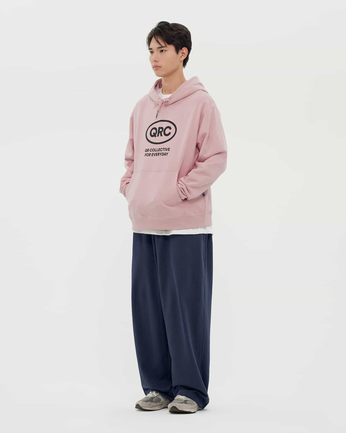 HOODIE QRC MAX pale pink