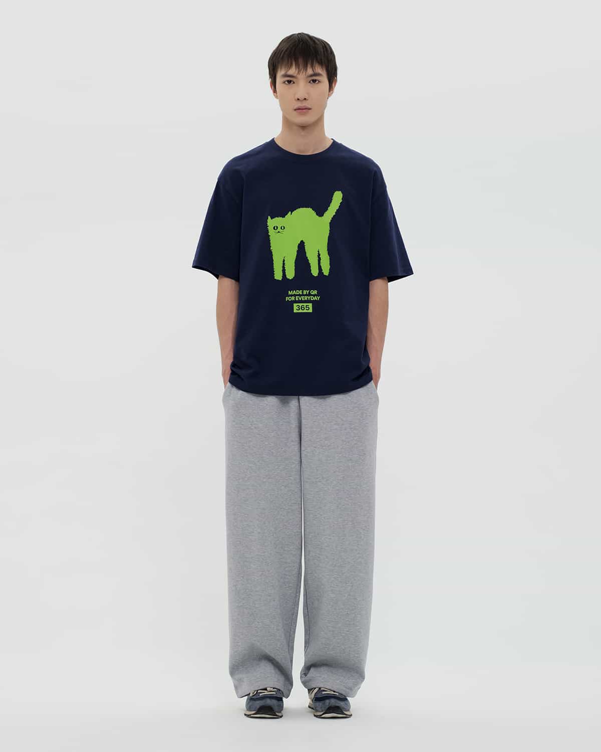 ФУТБОЛКА MYSYQ ТЕМНО-СИНЯЯ