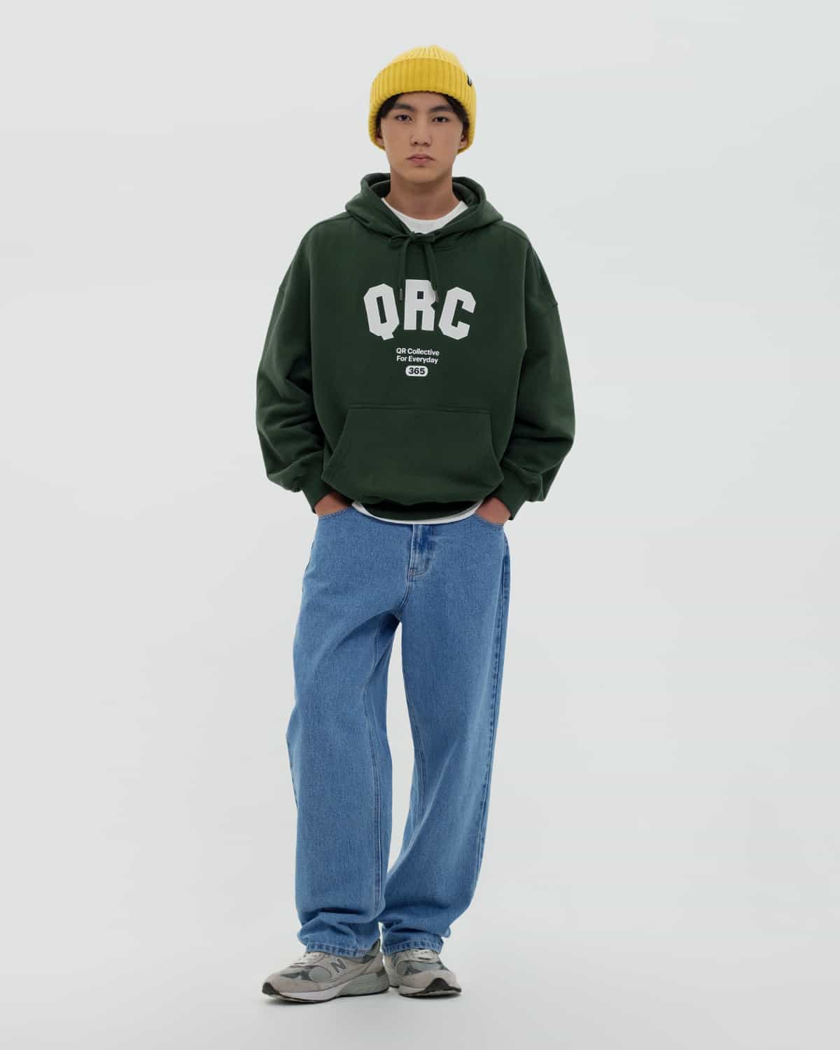 бүржейде over qrc қою жасыл 