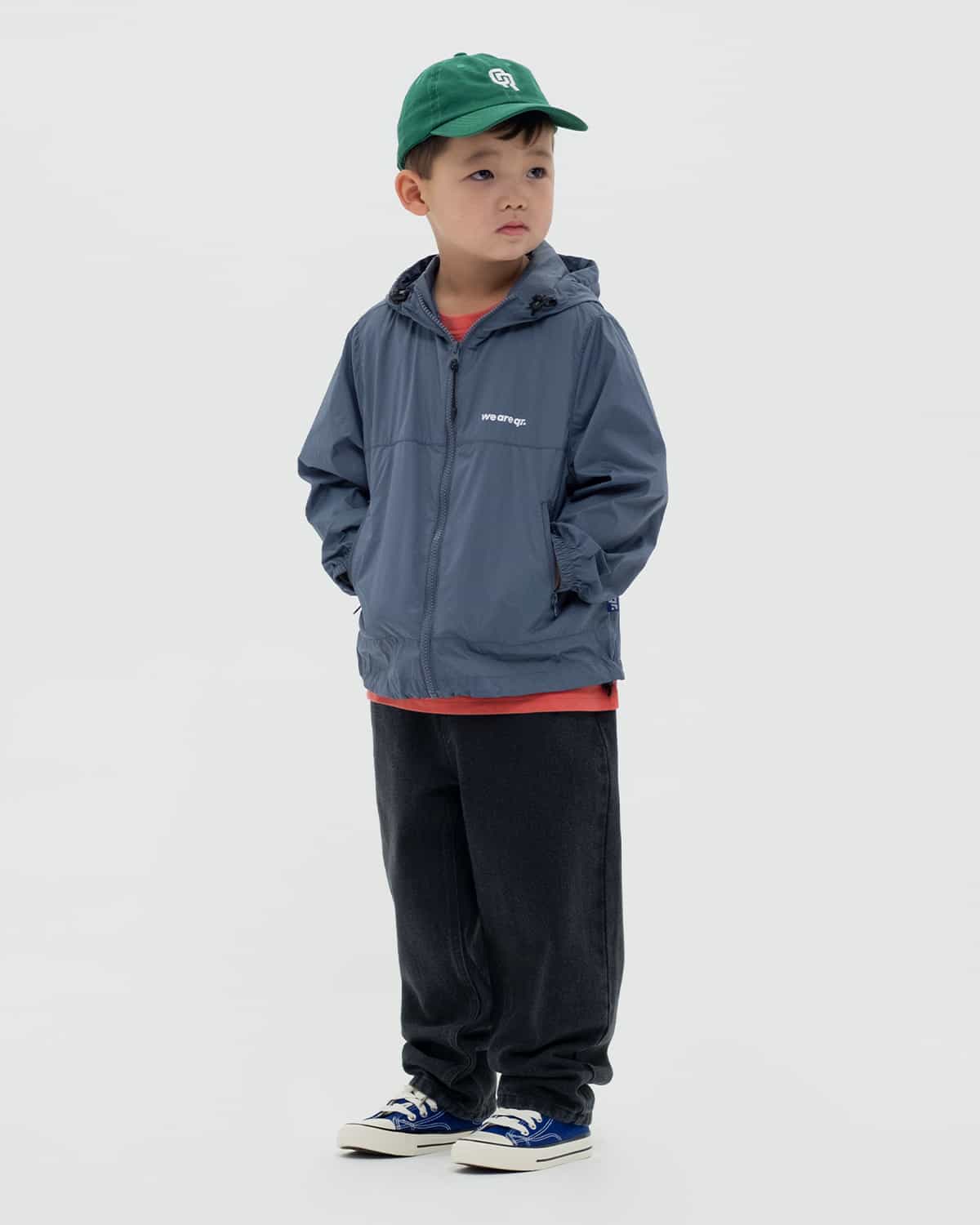 KIDS JACKET RAINCOAT DARK BLUE