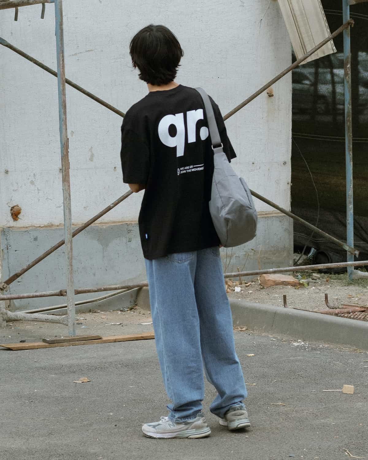 ФУТБОЛКА QR DOT ҚАРА