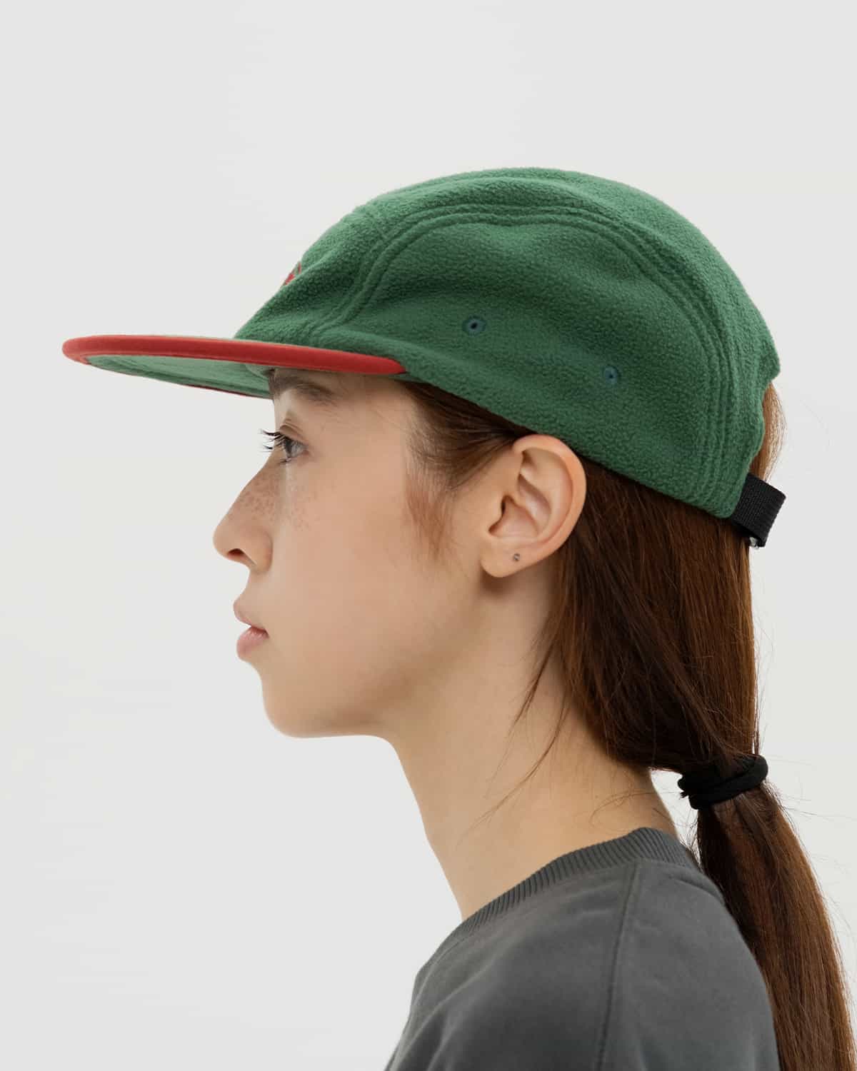 FLEECE CAP FLAT GREEN