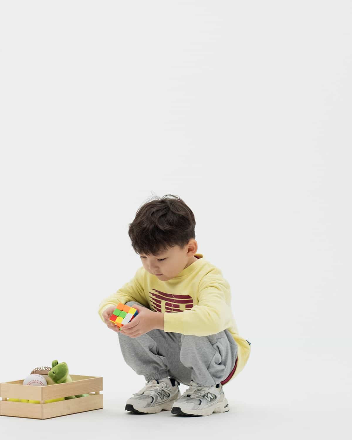 ДЕТСКИЙ СВИТШОТ ATHLETIC СВЕТЛО-ЖЕЛТЫЙ