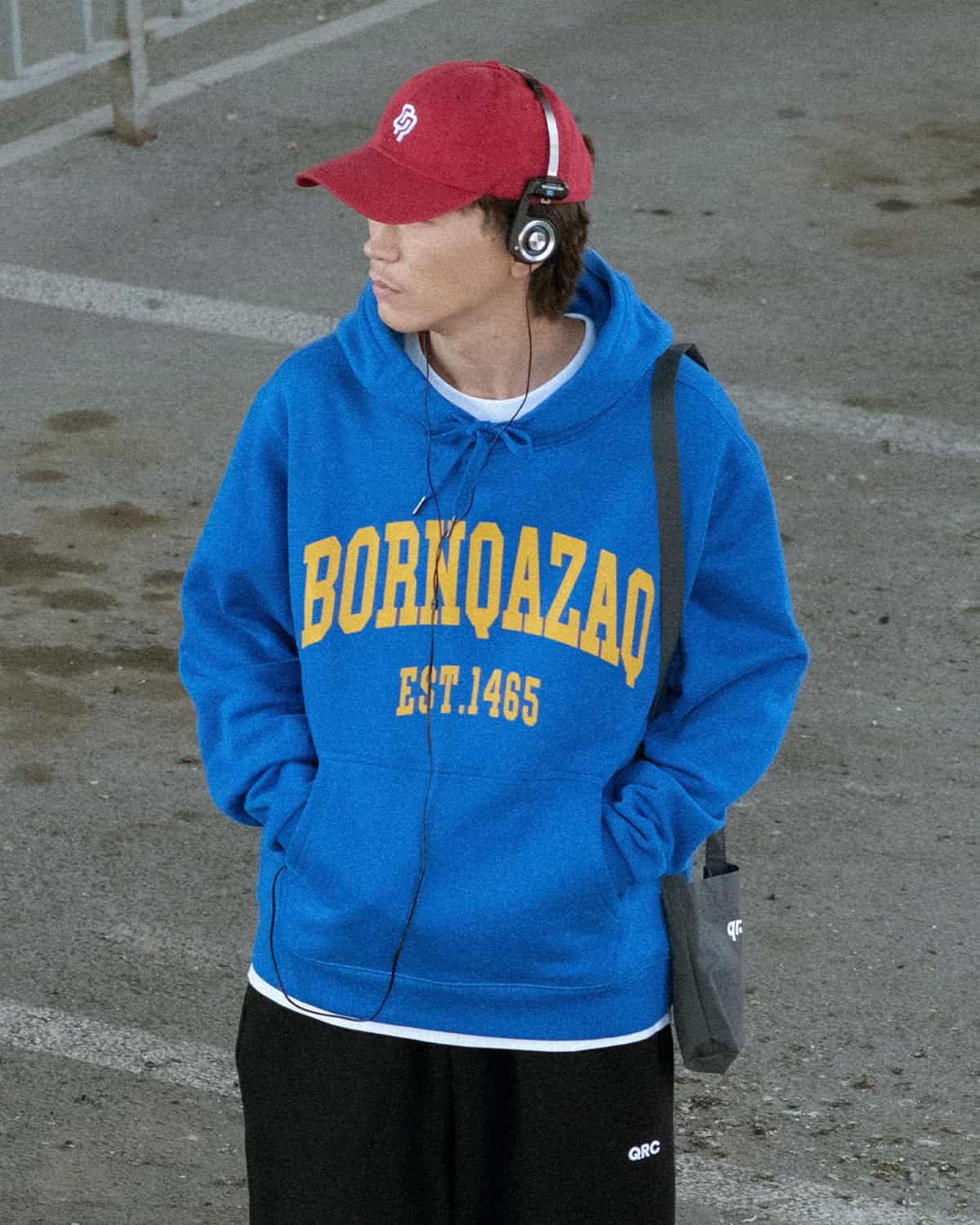 HOODIE BORN QAZAQ BLUE
