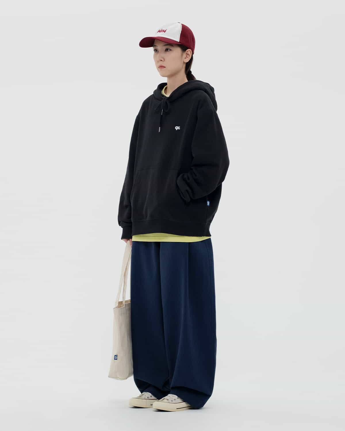 HOODIE BASIC QRD BLACK