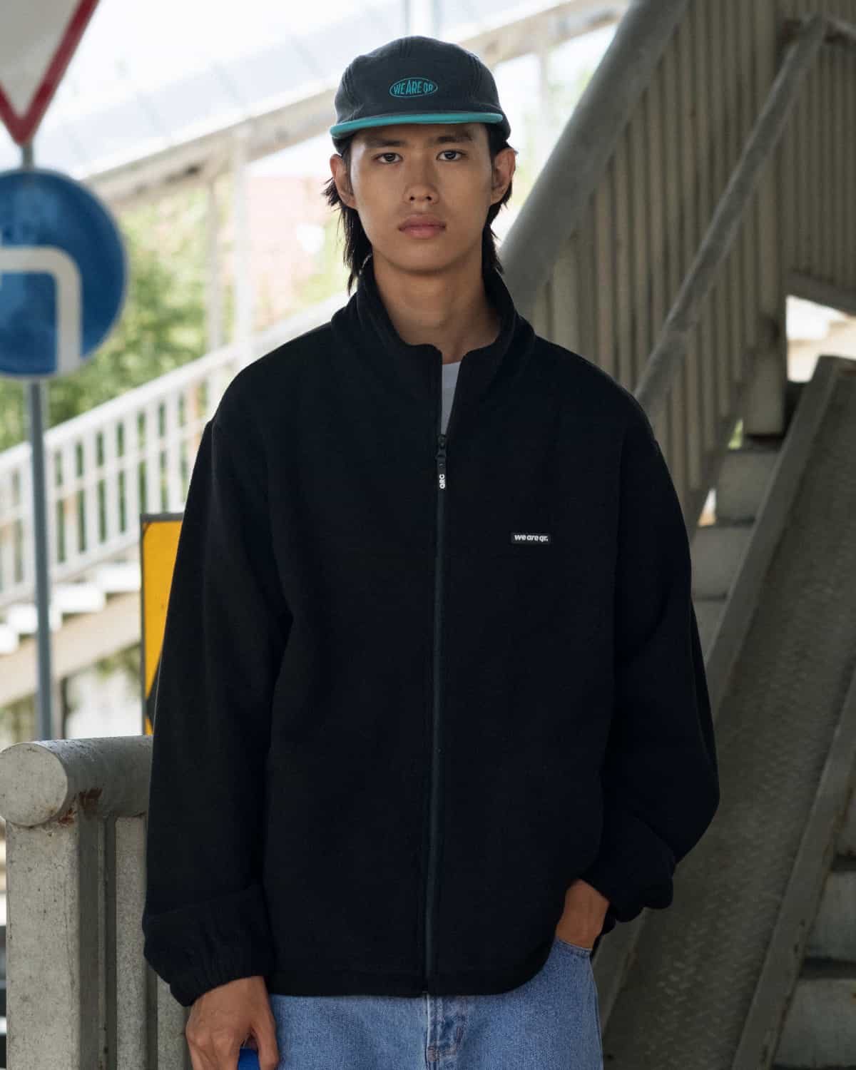 fleece jacket wrq black
