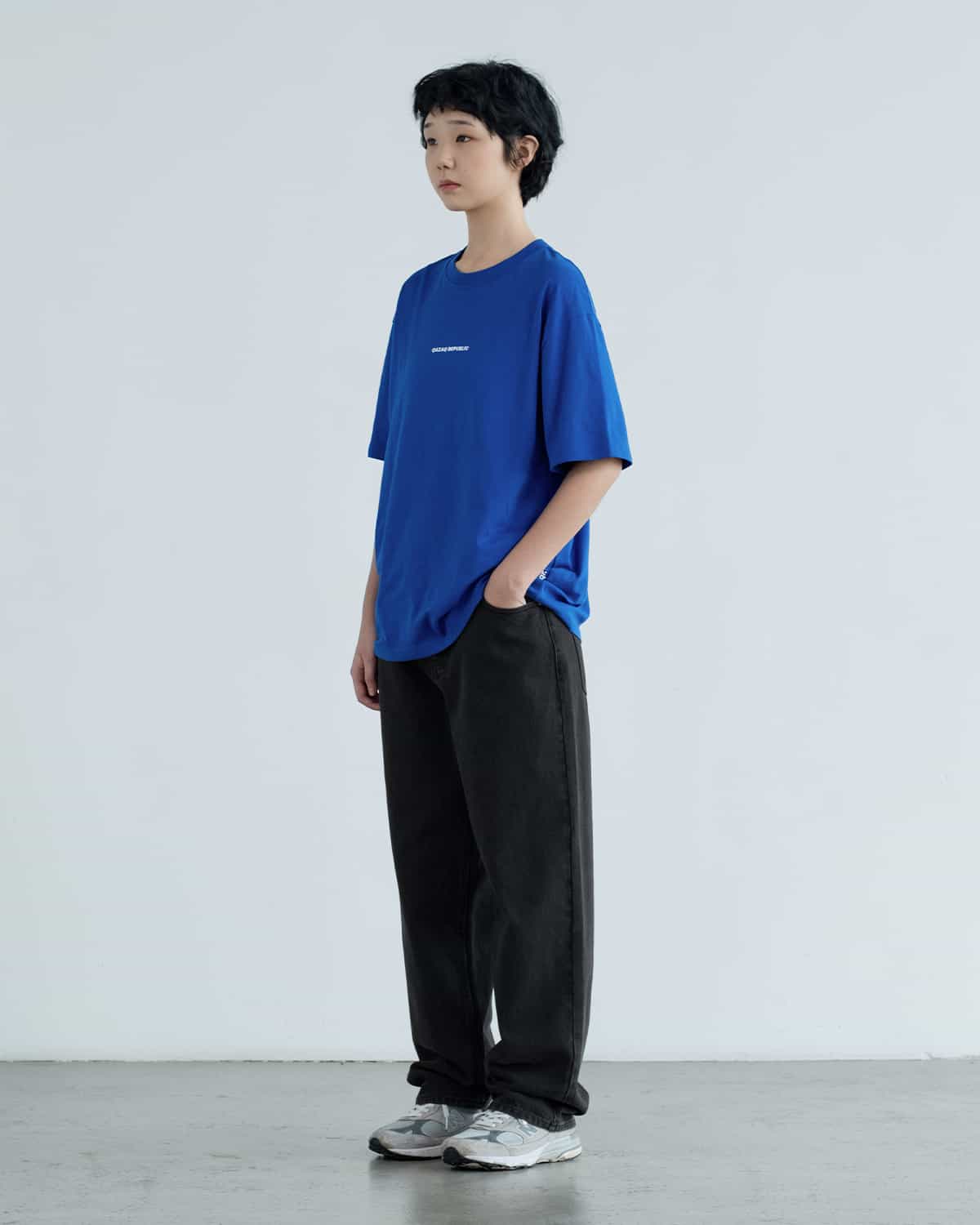 t-shirt qazaq republic BLUE